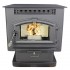 US Stove - 6041 Multi-Fuel Stove on Pedestal - 2,400 Sq. Ft.
